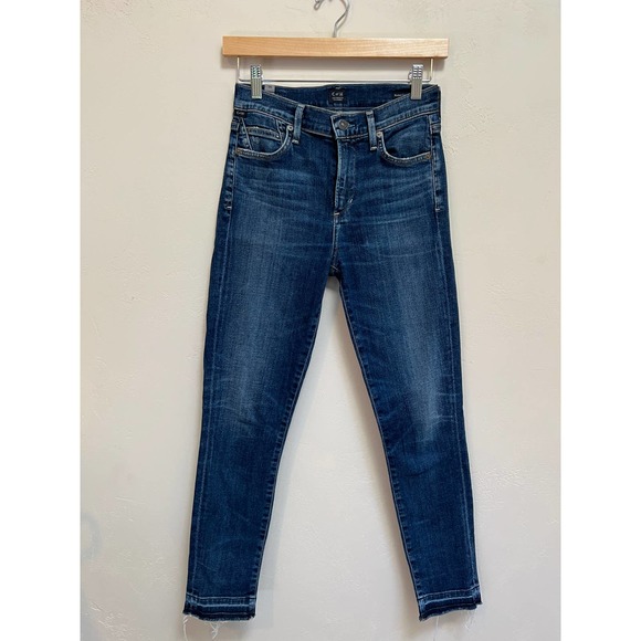 Citizens of Humanity Rocket Crop High-Rise Skinny Jeans 25 - Picture 3 of 9